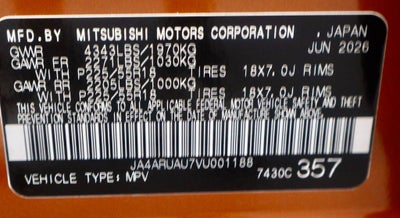 2027 Mitsubishi Outlander Sport SE