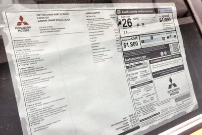 2027 Mitsubishi Outlander Sport SE