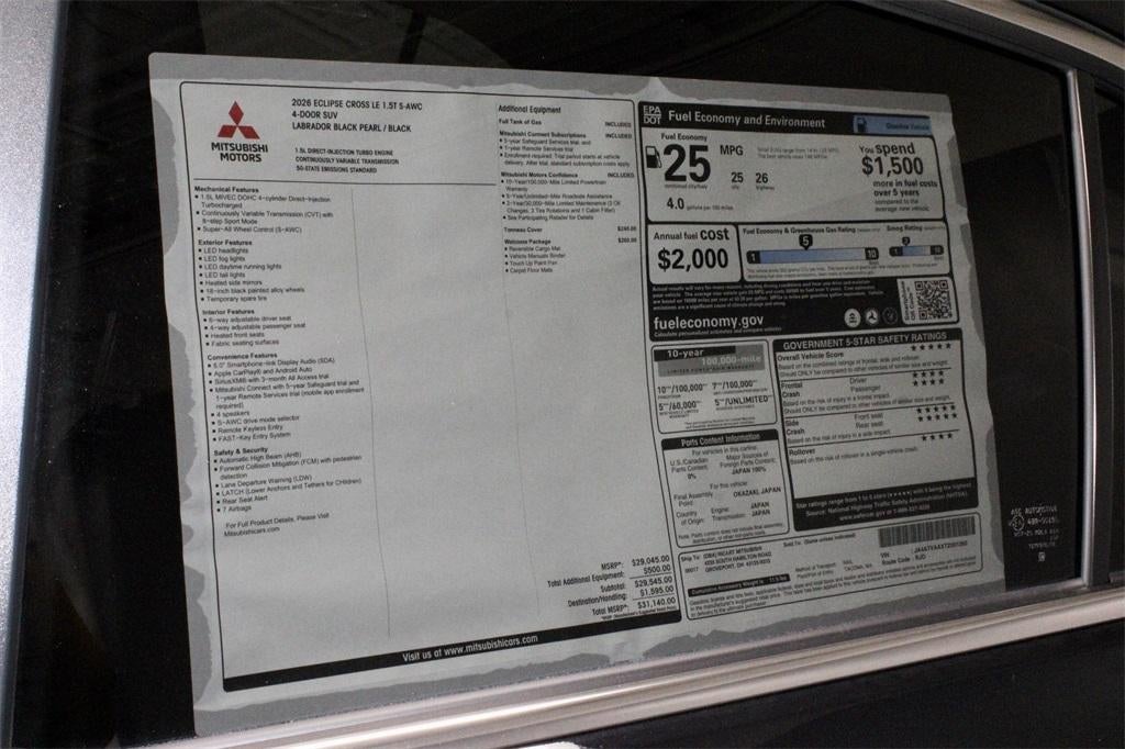 2026 Mitsubishi Eclipse Cross LE