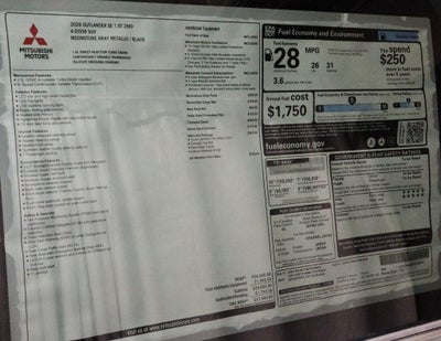 2026 Mitsubishi Outlander SE