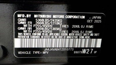 2026 Mitsubishi Outlander SE
