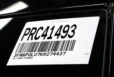 2019 Ford Fusion Hybrid SE