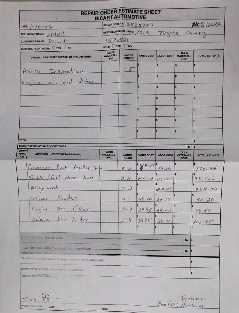 2015 Toyota Camry SE
