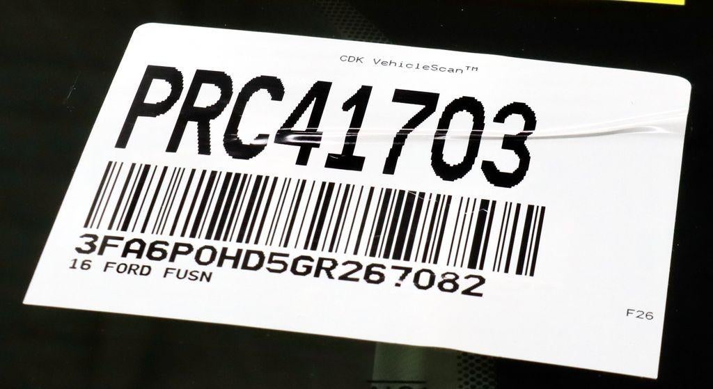 2016 Ford Fusion 4dr Sdn SE FWD