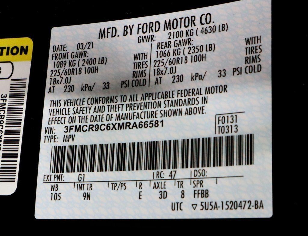 2021 Ford Bronco Sport Outer Banks 4x4