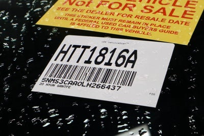 2020 Hyundai SANTA FE SEL 2.0T Auto AWD
