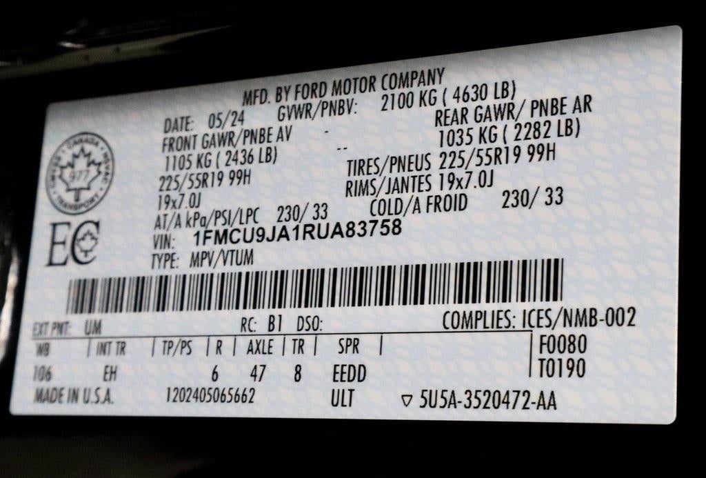 2024 Ford Escape Platinum