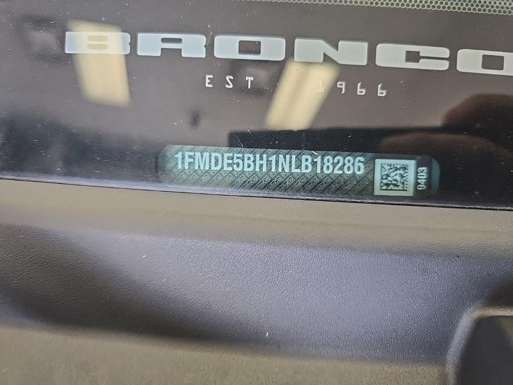 2022 Ford Bronco Black Diamond