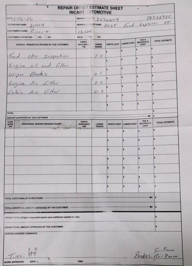 2025 Ford Explorer ST