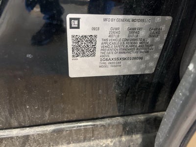 2019 Cadillac CTS Sedan 2.0L Turbo Luxury