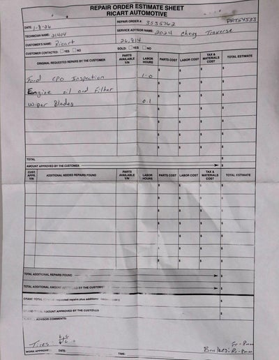 2024 Chevrolet Traverse RS