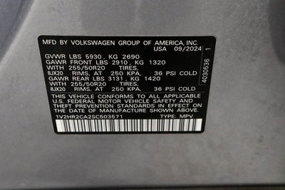 2025 Volkswagen Atlas 2.0T SE w/Technology