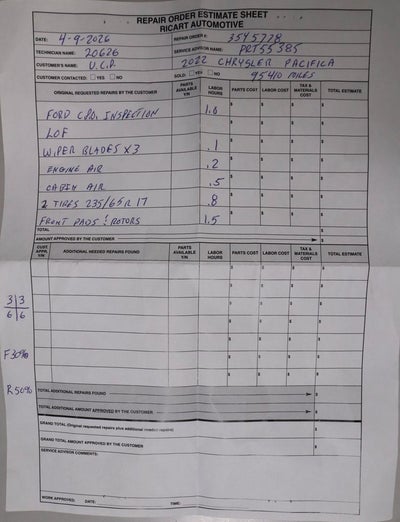 2022 Chrysler Pacifica Touring L