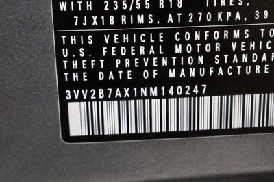 2022 Volkswagen Tiguan 2.0T SE