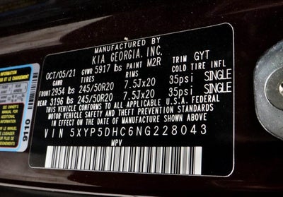 2022 Kia Telluride SX