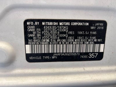 2016 Mitsubishi Outlander Sport 2.0 ES