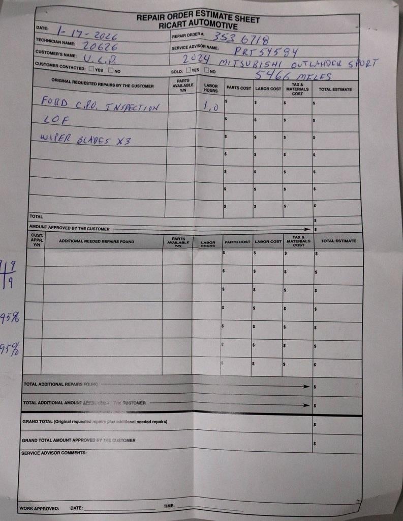 2024 Mitsubishi Outlander Sport 2.0 Trail Edition