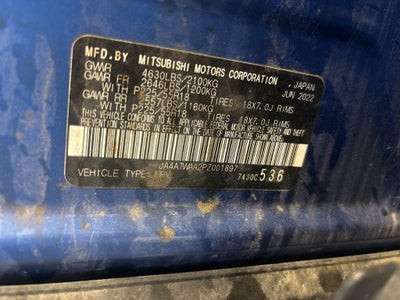 2023 Mitsubishi Eclipse Cross SE