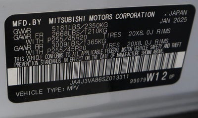 2025 Mitsubishi Outlander SE