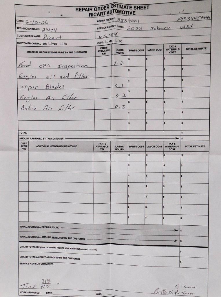 2022 Subaru WRX Premium