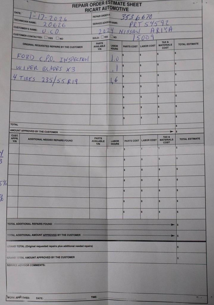 2024 Nissan ARIYA ENGAGE+ e-4ORCE