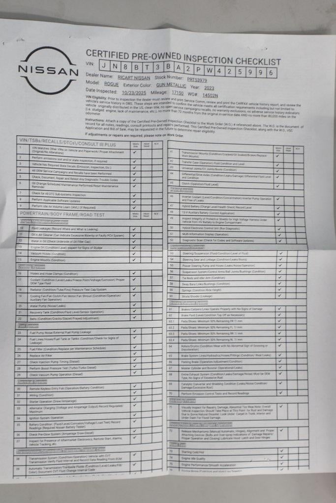 2023 Nissan Rogue SV