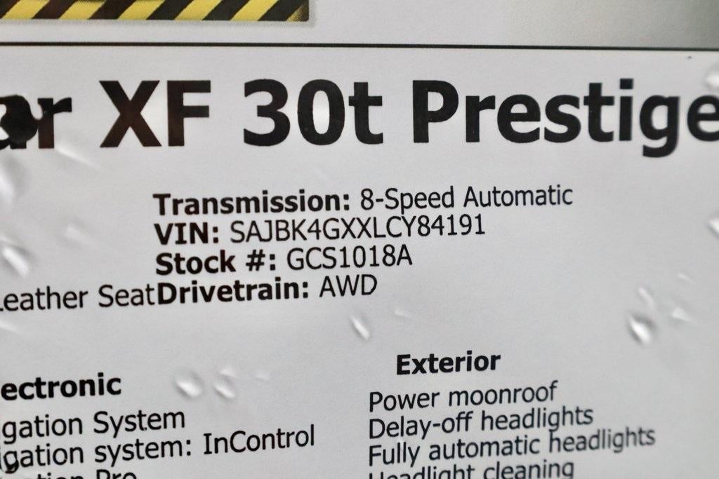 2020 Jaguar XF 30t Prestige