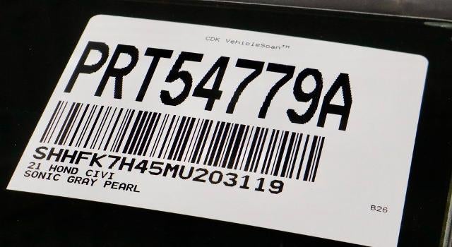 2021 Honda Civic Hatchback Sport