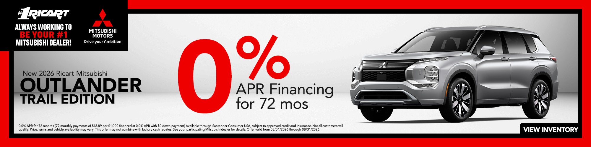 2026 Mitsubishi Outlander