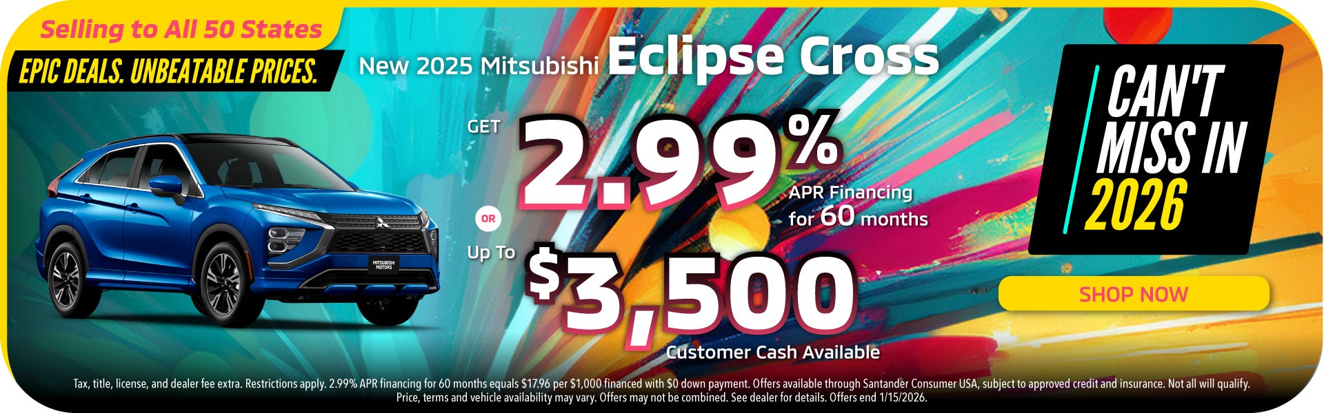 New 2025 Mitsubishi Eclipse Cross