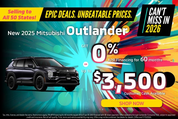 New 2025 Mitsubishi Outlander