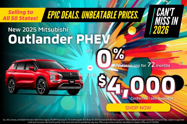 New 2025 Mitsubishi Outlander PHEV