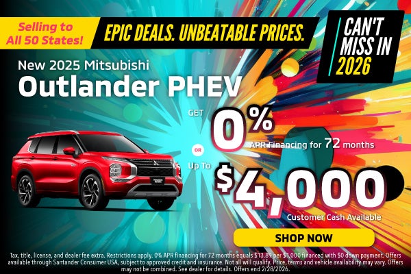 New 2025 Mitsubishi Outlander PHEV