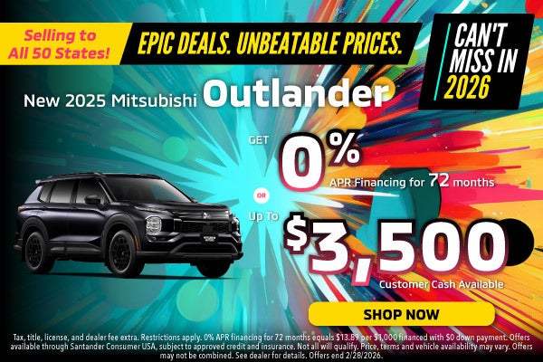 New 2025 Mitsubishi Outlander