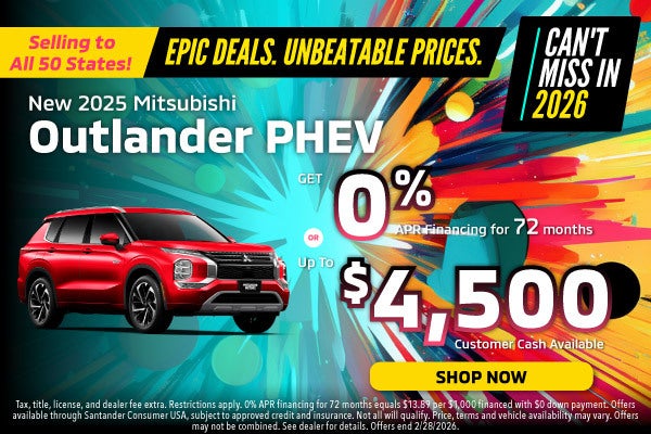 New 2025 Mitsubishi Outlander PHEV