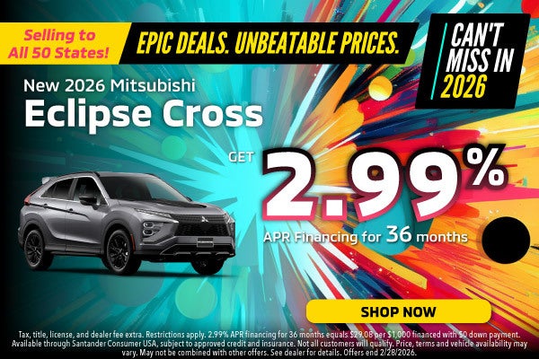 New 2026 Mitsubishi Eclipse Cross