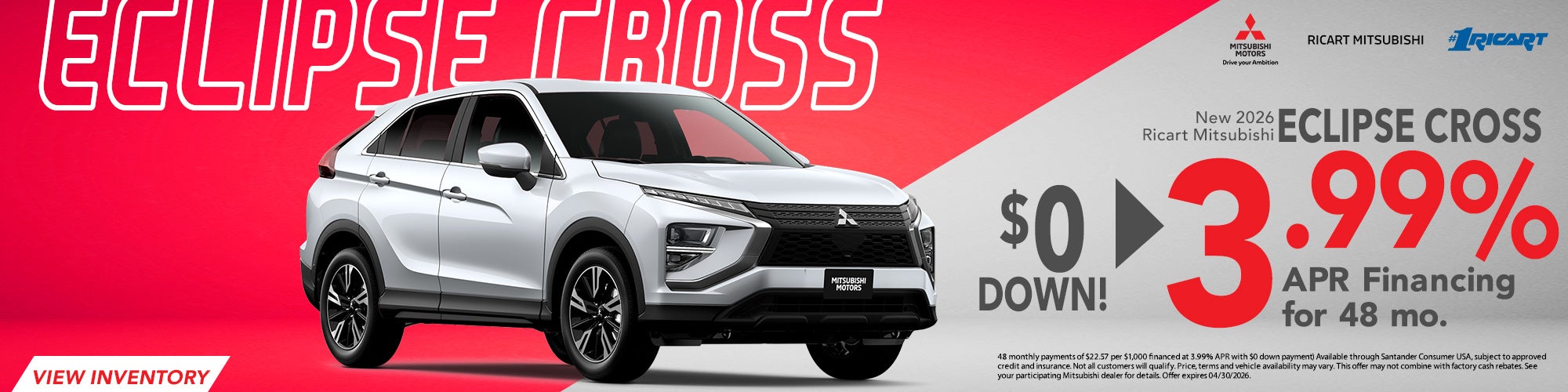 2026 Mitsubishi Eclipse Cross