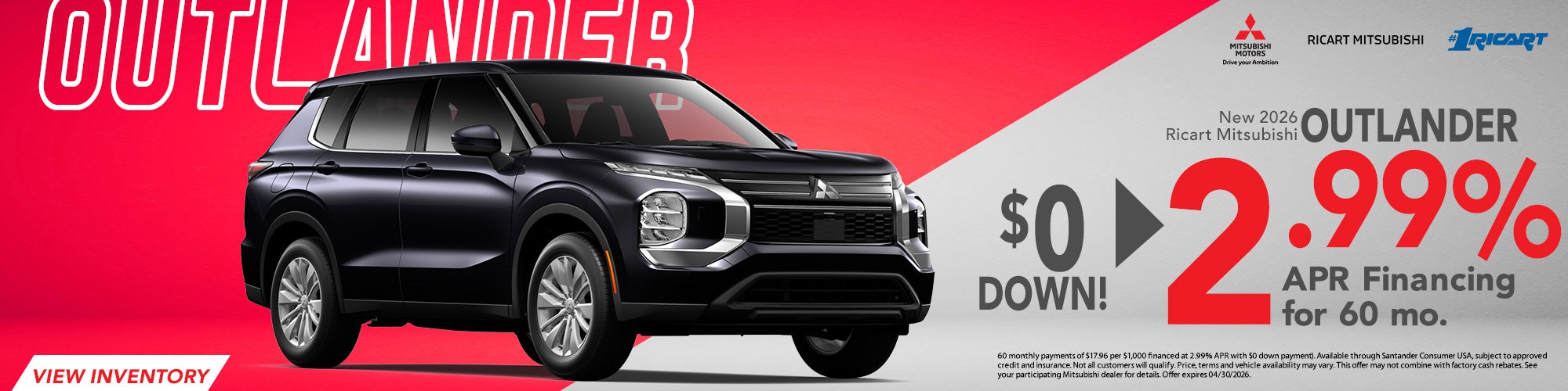 2026 Mitsubishi Outlander